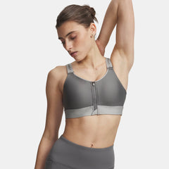 UA Infinity 2.0 High Zip Women's Sports Bra