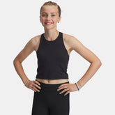 UA Motion Girls' Crop Tank