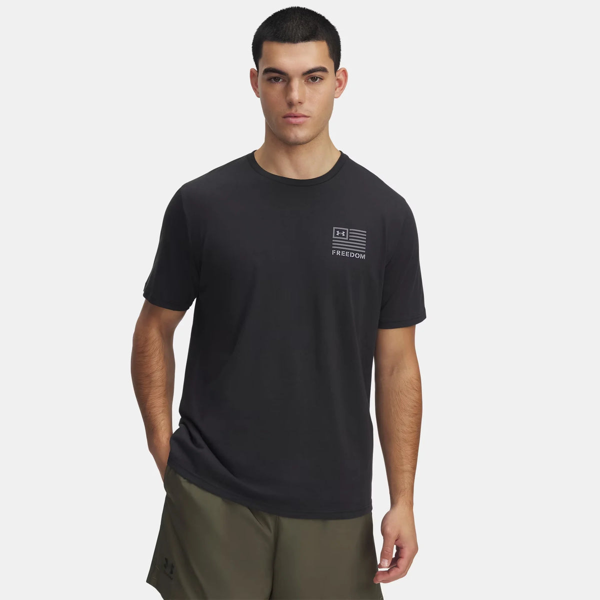 UA Freedom Left Chest Men's Short Sleeve