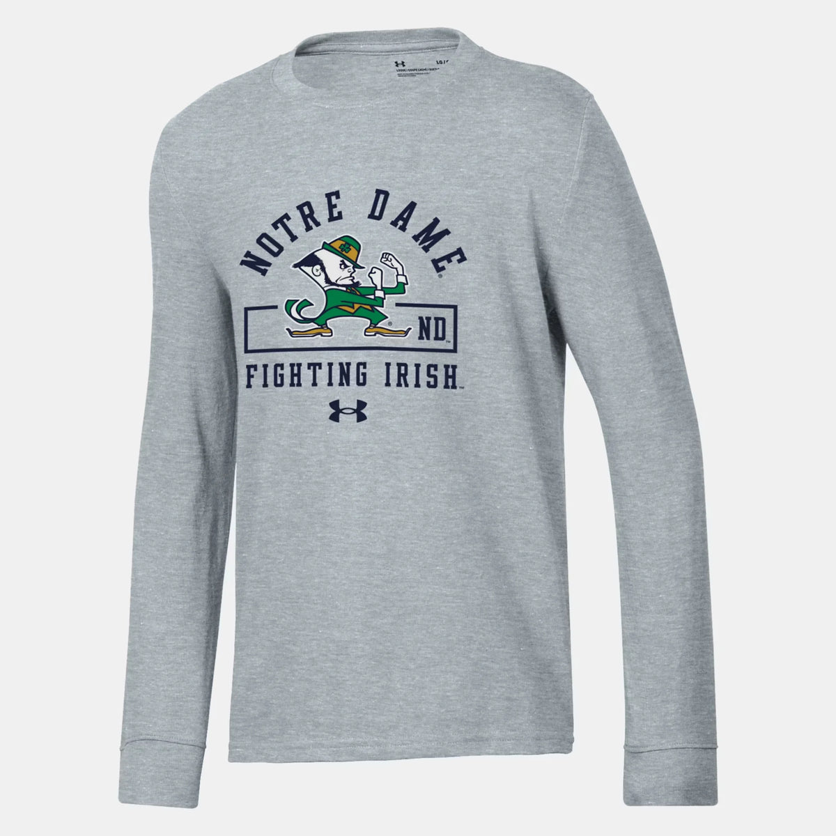 UA Performance Cotton Collegiate Kids' Long Sleeve