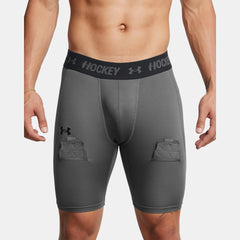 UA Hockey Compression Men's 9" Shorts