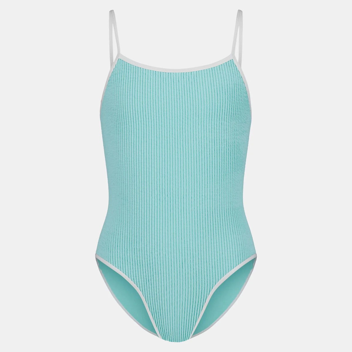 UA Textured Girls' 1-Piece Swimsuit
