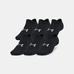 UA Essential Unisex 6-Pack No-Show Socks