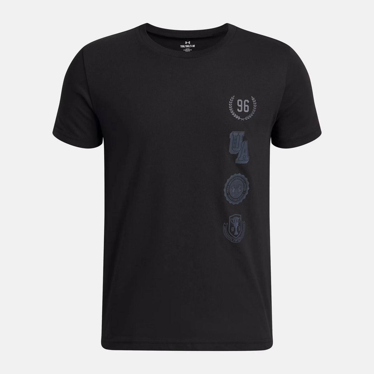 UA College Crest Logo Boys' Short Sleeve